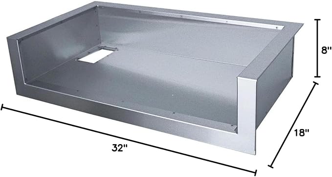 Le Griddle | Insulating Liner or Jacket for The Ranch Hand 30" Griddle | 304 Stainless Steel Construction | Fits: GEE75 & GFE75