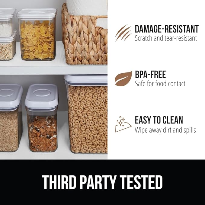 GORILLA GRIP DripGuard Shelf Liner, Non Adhesive Drawer and Kitchen Cabinet Protector, 24x240 Inch, Slip Resistant BPA Free Smooth Surface Plastic Liners for Cabinets, Bathrooms, Closets, White