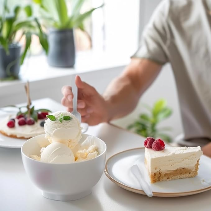 100 pack | Individually wrapped Cutlery set | White Heavy Duty Cutlery | Utensil set with Fork, spoon, knife, Napkin, Straw and Salt/Pepper packets (6 in 1) | Plastic Disposable Flatware Cutlery Kits