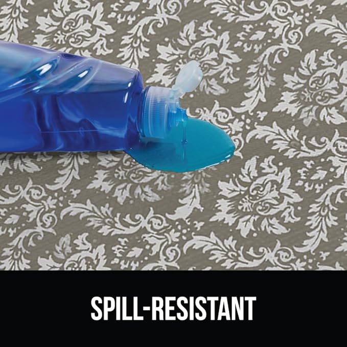 GORILLA GRIP DripGuard Shelf Liner, Non Adhesive Drawer and Kitchen Cabinet Protector, 20x240 Inch, Slip Resistant BPA Free Smooth Surface Plastic Liners for Cabinets, Bathrooms, Closets, Beige Cream