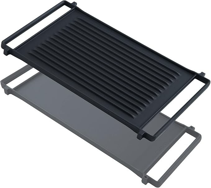 Allstare WB31X24998 WB31X24738 Griddle Replacement Parts for GE Stove Top Parts JXGRILL1 General Electric Gas Range Reversible Cast Iron Center Griddle Plate Flat Top Pan 1 Pack