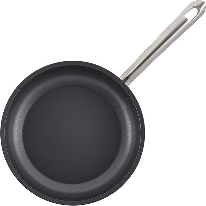 Anolon Accolade Forged Hard Anodized Nonstick Frying Pan/Skillet, 8 Inch, Moonstone Gray