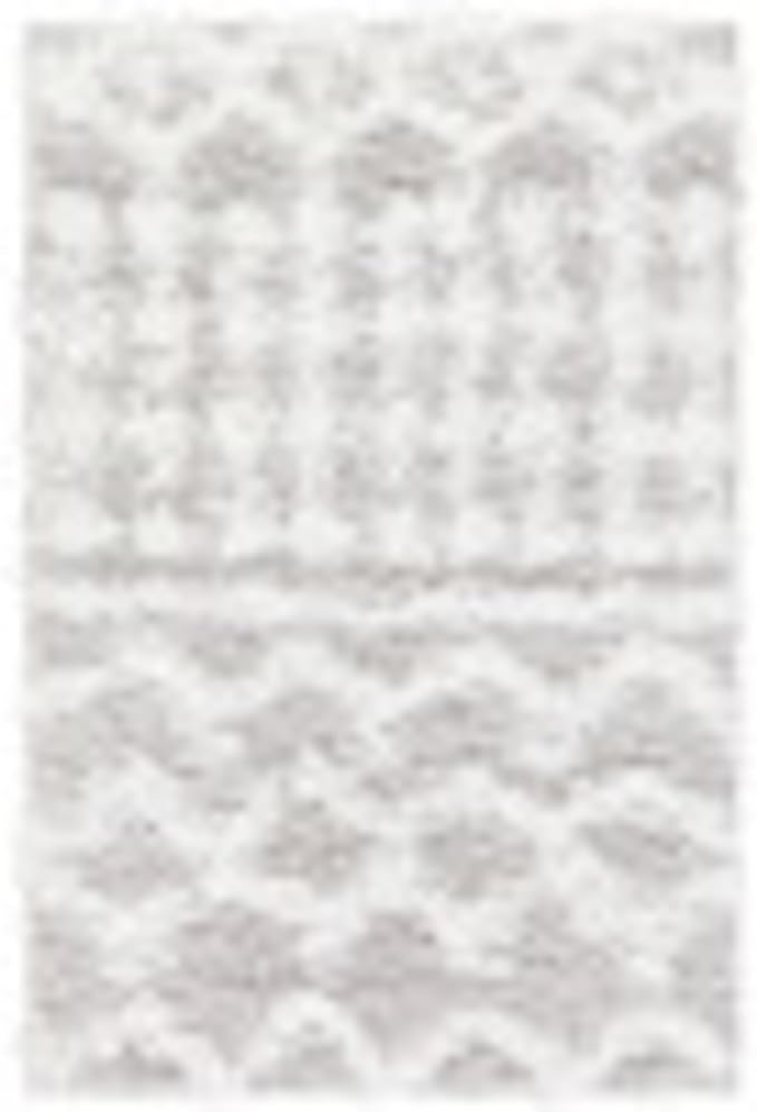 Livabliss Hapsburg Moroccan Shag Area Rug, 2' x 2'11", Light Gray