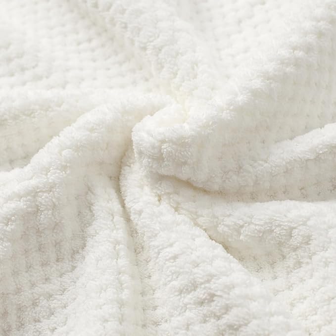 Oversized Bath Towels Extra Large 40x80 Inches Bath Sheets for Adults Super Soft Quick Dry Highly Absobent Microfiber Shower Towels (White,6 Piece)…