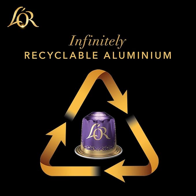 L'OR Espresso Capsules, 10 Count Caramel, Single-Serve Aluminum Coffee Capsules Compatible with the L'OR BARISTA System & *Nespresso Original Machines, 10 Count (Pack of 1)