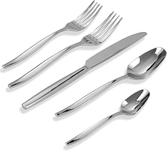 Silverware Set for 4, 20-Piece Flatware Set Cutlery Set,Premium Stainless Steel,Tableware Include Forks Knives Spoons for Kitchen, Home, Wedding, Party, Mirror Polished and Dishwasher Safe