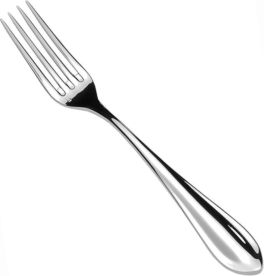 Fortessa Forge 18/10 Stainless Steel Flatware Salad/Dessert Fork, Set of 12