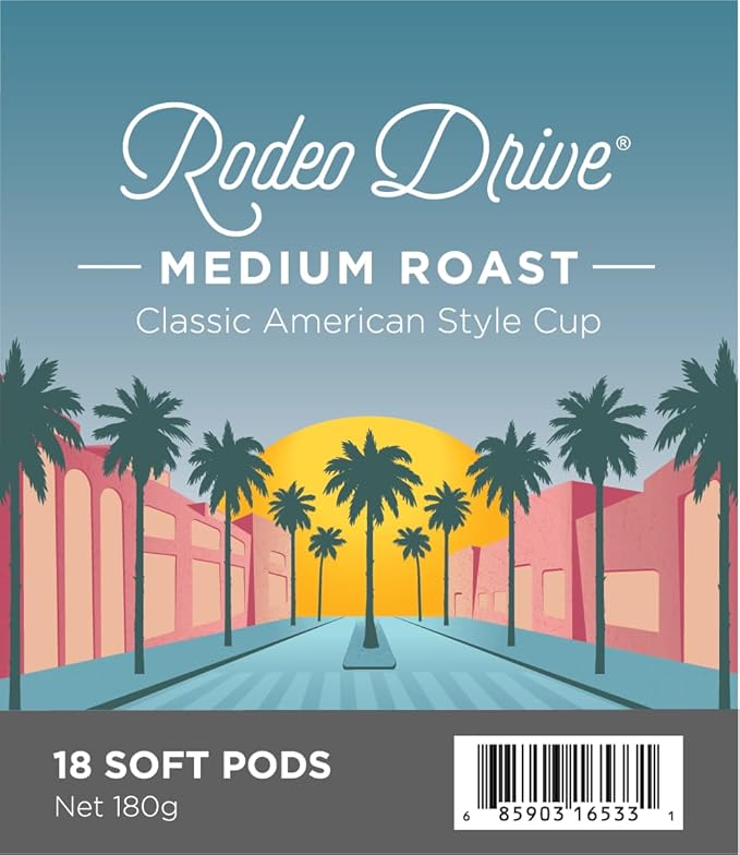 Wolfgang Puck Coffee 9.5 Gram Pods, Rodeo Drive, 18 Count