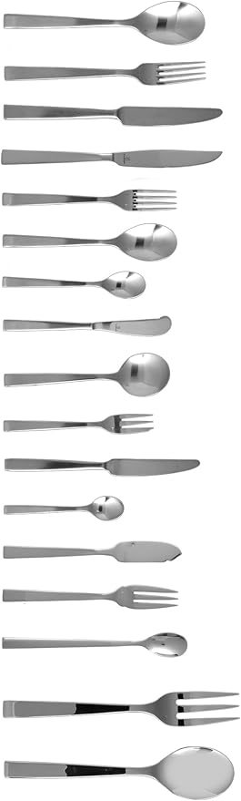 Fortessa Spada 18/10 Stainless Steel Flatware, 5 Piece Place Setting, Service for 1