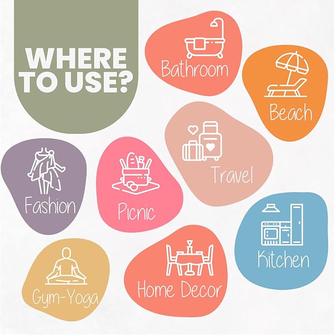 Hand Towels - Set of 2, 18" x 30" inches, Decorative Peshtemal Cotton Hand Towels for Kitchen, Bath, Guest, Face, Hair, Gym, Yoga, Dishcloth, Travel (Coral)