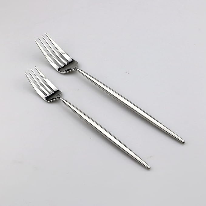 20-Pieces 18/10 Stainless Steel Silverware Set, Mirror Polishing SilverFlatware Set , Kitchen Knife Fork Spoon Utensils, Service for 4