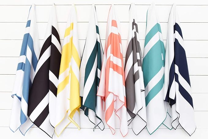 Laguna Beach Textile Co. Recycled Microfiber Quick Dry Beach Towel - Mojave Yellow