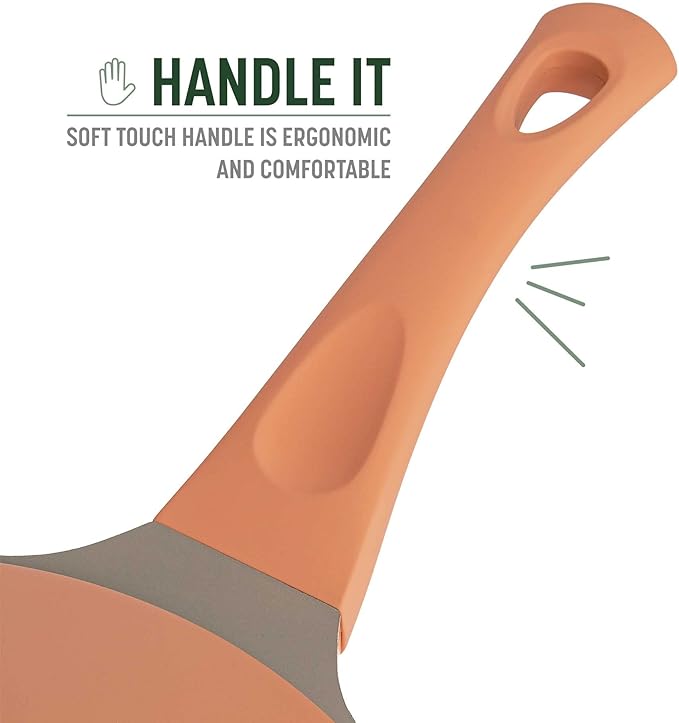 Goodful All-in-One Pan, Multilayer Nonstick, High-Performance Cast Construction, Multipurpose Design Replaces Multiple Pots and Pans, Dishwasher Safe Cookware, 11-Inch, 4.4-Quart Capacity, Terracotta