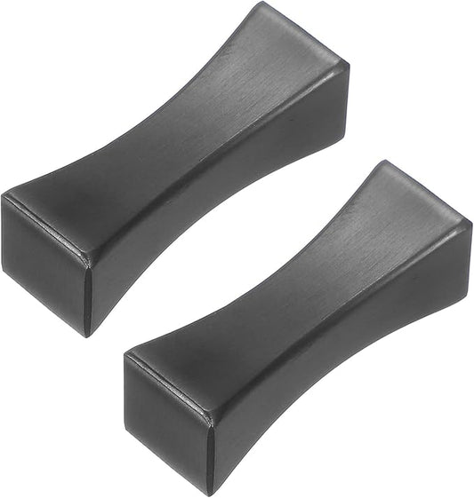 uxcell 2pcs Chopstick Rest, 304 Stainless Steel Chopsticks Holder 2"x0.7"x0.71", Household Tableware Kitchen Tools for Fork Teaspoon, Black