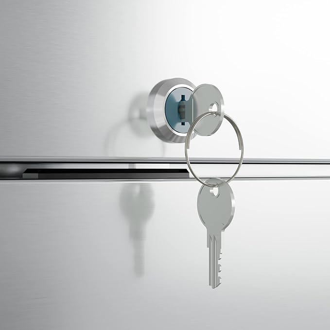 KoolMore Commercial Two Door Reach-in Freezer for Restaurant, Cafe, and Cold Food Storage, Stainless Steel Finish, Large 35 Cu. Ft. Capacity, Heavy Duty Kitchen Use (RIF-2D-SS35C),Silver