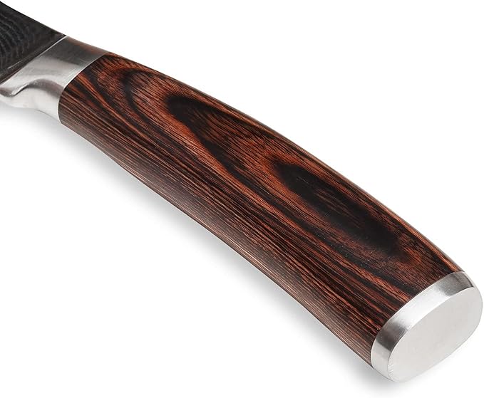 Wakoli EDIB 4-Piece Damascus Steak Knife Set – Professional Dining Kitchen Knives with VG10 Core Blades, 67-Layer Damascus Steel & Ergonomic Pakkawood Handles – Premium Steak Cutlery in Gift Box