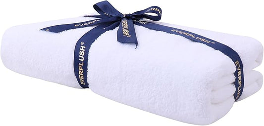 Everplush Country Terry Series Luxury Bath Towel (30x56in) - 1 PK, Highly Absorbent Quick Dry Oversized Towel, Super Soft Combed Cotton & Microfiber Towel for Bathroom, Shower, Spa