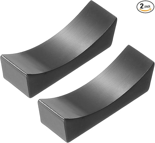uxcell 2pcs Chopstick Rest, 304 Stainless Steel Chopsticks Holder 2.32" x 0.7" x 0.74", Household Tableware Kitchen Tools for Spoon Fork Teaspoon Dining Tool Rest, Black
