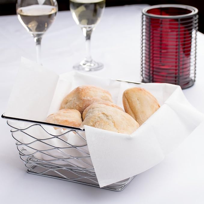 1200-Pack BloominGoods Disposable Bathroom Napkins | 12" x 17" Single-Use Classic Lite Linen-Feel Guest Towels, Made in USA | Cloth-Like Hand Towels, White