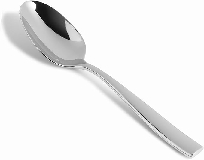 Fortessa Lucca 18/10 Stainless Steel Flatware Tea/Coffee Spoon, Set of 12