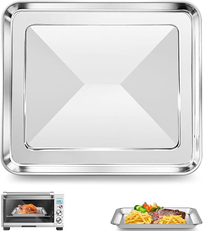 GWY 11.7"×11.7" Baking Pan for Breville BOV800XL BOV810BSS BOV845BSS BOV900BSS Smart Oven, Compatible with Ninja SP100 SP101 SP1001C SP201 Air Fry Oven