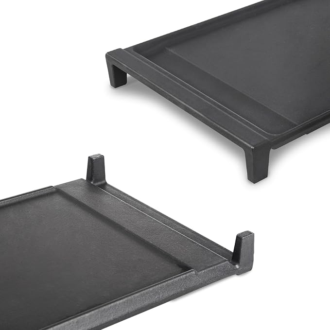 Stove Top Griddle for GE Gas Stove Replacement WB31X24738 Grill Stovetop Cast Iron Pan Flat Plate General Electric Rang Parts Burner Center Griddles Cooktop WB31X24998