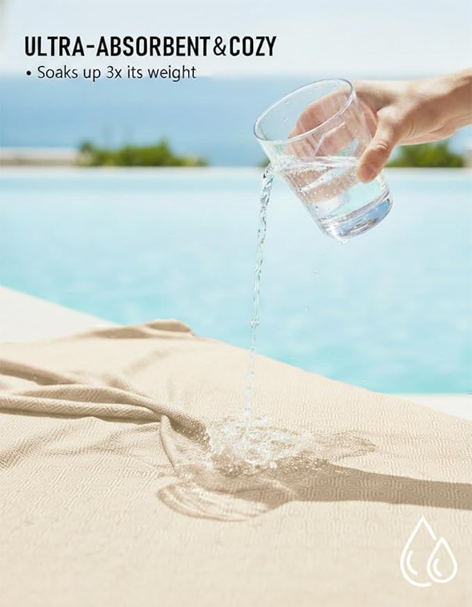 Oversized Turkish Beach Towel Blanket Cotton Giant XL Sandproof Towels Huge Linen XXL Extra Large Big Throw Quilt Blankets for Adults Cloud Travel Camping Glamping Accessories Essentials