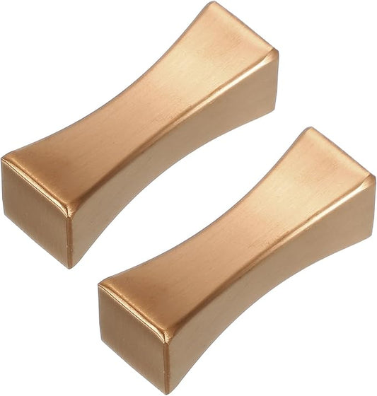 uxcell 2pcs Chopstick Rest, 304 Stainless Steel Chopsticks Holder 2"x0.7"x0.66", Household Tableware Kitchen Tools for Fork Teaspoon, Rose Gold