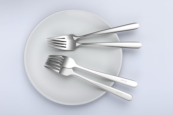 Elegant Tableware Set, 24 Pcs Silverware Set For 4, Food-Grade Stainless Steel Flatware Set, Mirror Polished Cutlery Utensil Set, Include Steak Knife Fork And Spoo, Dishwasher Safe