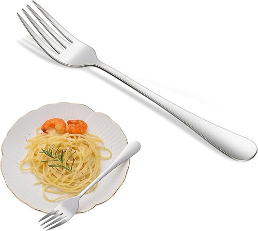 Salad Forks Set,16-Piece 6.7 Inch Dessert Fork,Stainless Steel Tea Forks Set,Durable Dishwasher Safe Silverware Fork For Party Wedding Restaurant