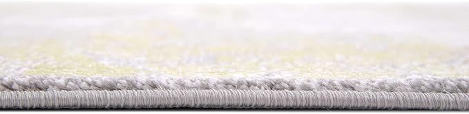 Unique Loom Traditional Classic Intricate Design Distressed Vintage Detail, Area Rug, 7' 0" x 10' 0", Light Green/Gray