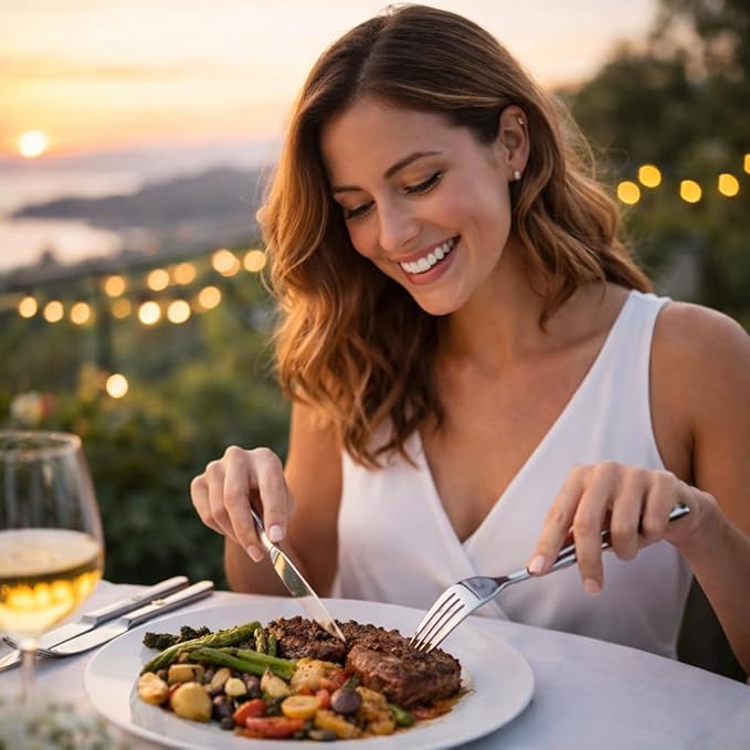 Silverware Set 30-Piece, Stainless Steel Flatware Cutlery Set for 6, Mirror Polished, Dishwasher Safe, Tableware Set for Home, Kitchen, Wedding, Party