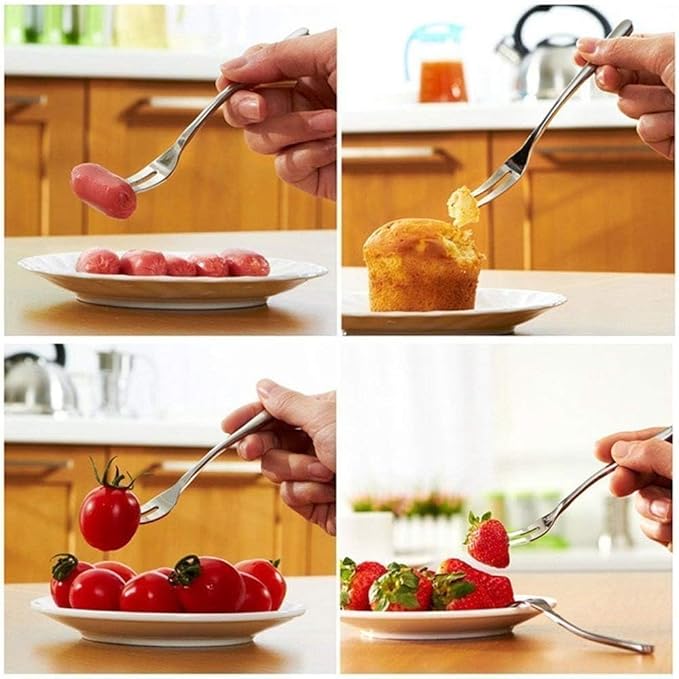 20 Pack Appetizer Dessert Forks, Stainless Steel Mini Salad Fruit Tasting Forks Cocktail Fork (Appetizer)