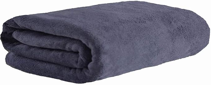 MYLSMPLE Microfiber Luxury Grey Bath Towel Extra Large Bath Sheet Beach Towel (36 Inch X 72 Inch, Grey)