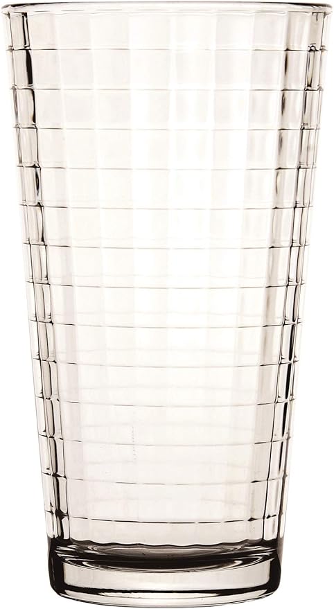 Circleware Pulse Heavy Base Highball Drinking Glasses Tumblers Ice Tea Beverage Cups Glassware