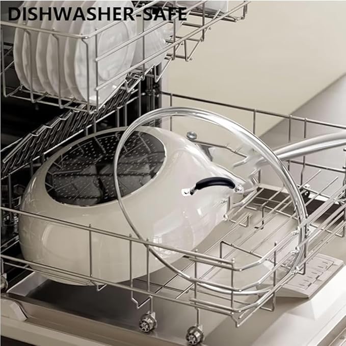 8 Inch Tempered Glass Lid for Lodge 8" Cast Iron Skillets & 2QT Dutch Ovens -Stainless Steel Handle and Rim (8 INCH LID)