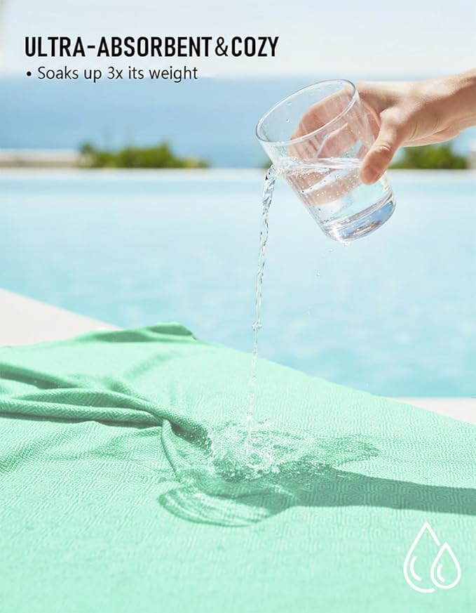 Oversized Turkish Beach Towel Blanket Cotton Giant XL Sandproof Towels Huge Linen XXL Extra Large Big Throw Quilt Blankets for Adults Cloud Travel Camping Glamping Accessories Essentials