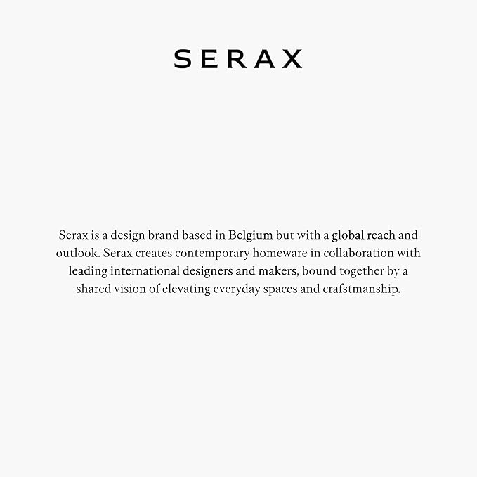 Serax Longdrink Drinking Glasses Set of 4 | Inku Glassware by Sergio Herman | Clear Ribbed Water Glass Cups without Lids | Home Essentials, Kitchen Set | Beer, Juice | Coffee Accessories