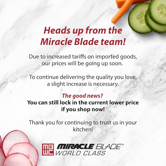 Miracle Blade III 4-Piece Steak Knife Set