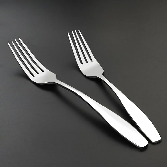 Ggbin 12-Piece Stainless Steel Dinner Forks, 7.87-Inch