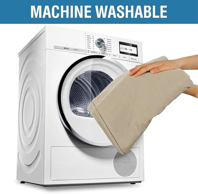 H.VERSAILTEX Linen Textured Table Cloths 60 x 104 Inch Premium Solid Tablecloth Spill-Proof Waterproof Table Cover for Dining Buffet Feature Extra Soft and Thick Fabric Wrinkle Free, Taupe