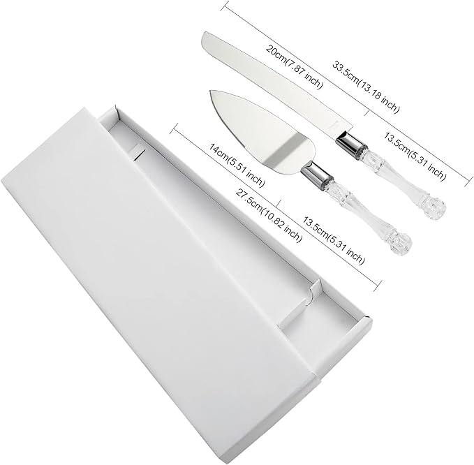 AW BRIDAL Personalized Cake Cutting Set for Wedding, Mr and Mrs Cake Knife Set Pie Server Cutter Couple Gifts for Wedding Anniversary Engagement//DK2201CPP26//