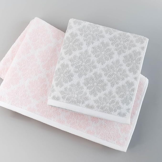 Vie Triomphe Facial Towels Washcloth (2 Pieces Love Letter Face Towel) Hand Towels Bathroom Decor 13x29 Inch Cotton Soft Absorbent Spring Summer Decorative Hand Towels for Bathroom Kitchen