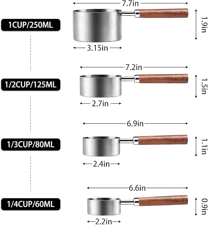 Fondue Set Pot Wooden Handle Stackable Cups for chocolate fondue,cheese fondue,or fondue traditional hot pot delicacies