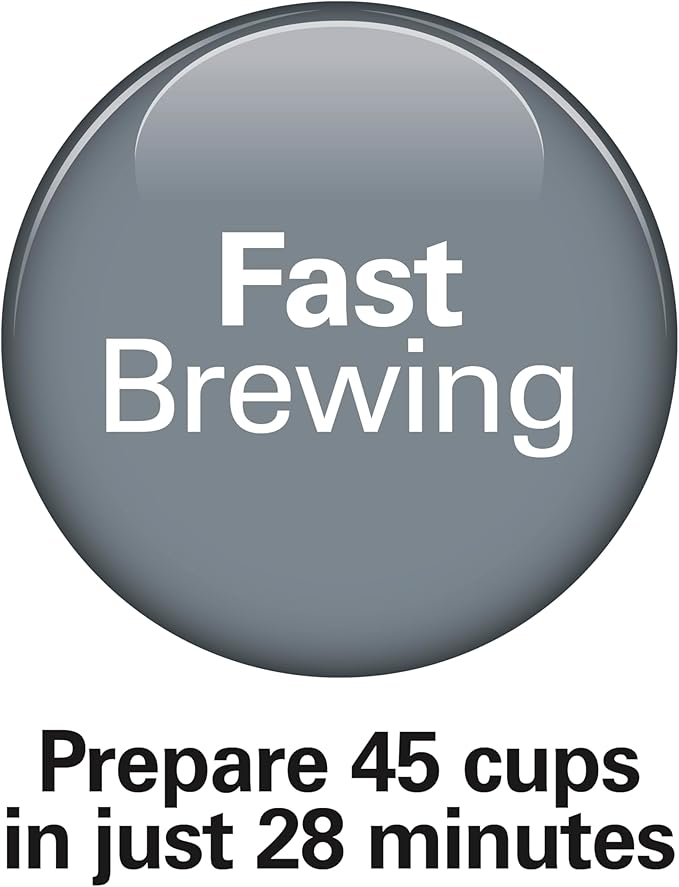 Hamilton Beach 45 Cup Fast Brew Coffee Urn and Hot Beverage Dispenser, 40521