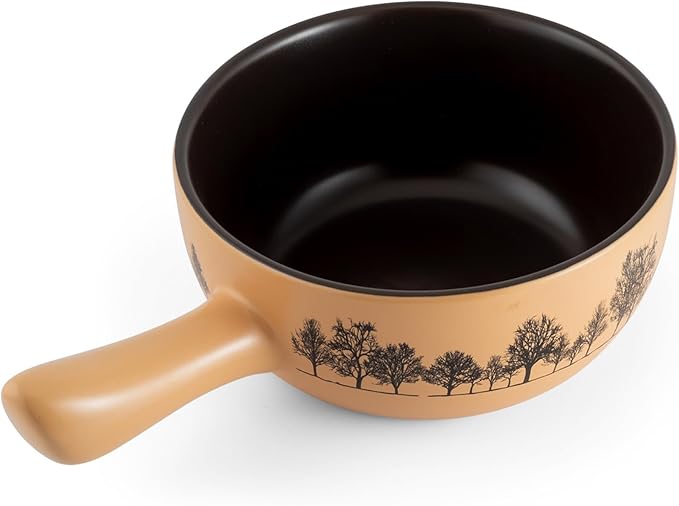 Swissmar Jura Ceramic Fondue Pot, 2.65L / 2.8QT – Pot Replacement for Cheese & Chocolate Fondue Maker – Durable Ceramic Caquelon – Safe for Cooktop, Oven & Microwave