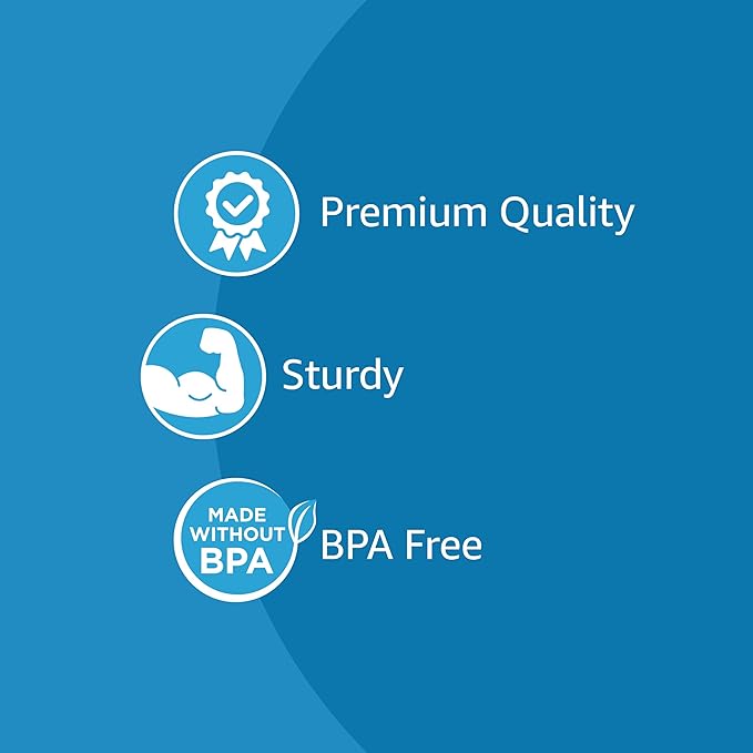 Amazon Basics Disposable Clear Plastic Forks, Premium Quality, 100 Count, Large Pack