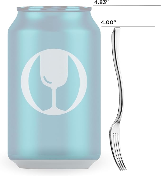 Posh Setting - Mini Fork - Silver Disposable Forks, 4 inch - Small Forks for Appetizers(36 Pack)