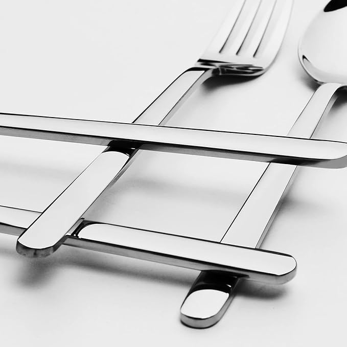 KINGSTONE Dinner Forks Set of 24, 8-Inch 18/10 Stainless Steel Forks Cutlery, Mirror Polished Table Forks for Home, Kitchen & Restaurant, Dishwasher Safe (Dinner Forks Set, 24-Piece)