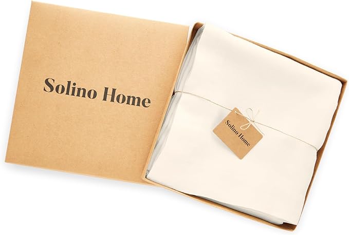 Solino Home Linen Ivory Tablecloth 70 x 108 Inch - 100% Pure Linen Rectangular Tablecloth - Machine Washable Table Cloth for Holiday, New Year - Sonoma